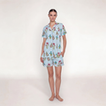 "BLUE BELL GARDEN" SHORT SLEEVE PAJAMA
