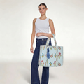 "BLUE BELL GARDEN" TOTE BAG