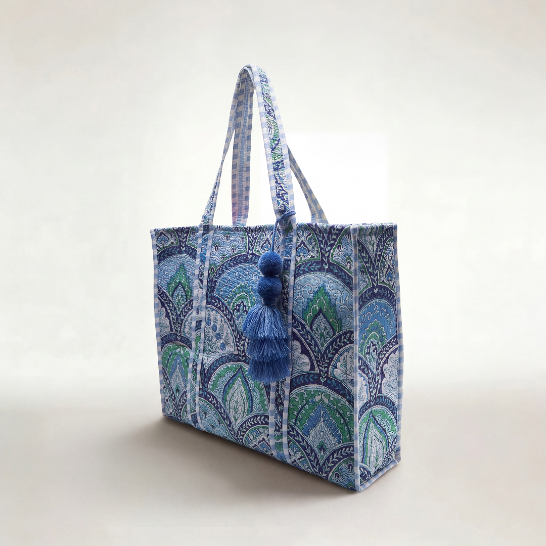 "HERITAGE BLUE GARDEN" TOTE BAG