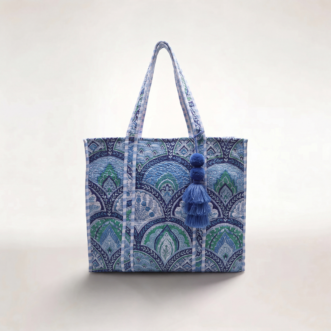 "HERITAGE BLUE GARDEN" TOTE BAG