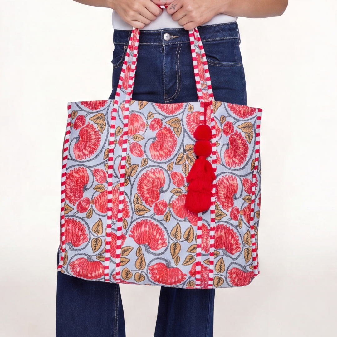 "PALACE CORAL" TOTE BAG