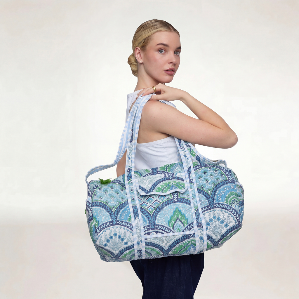 "HERITAGE BLUE GARDEN" TRAVEL BAG