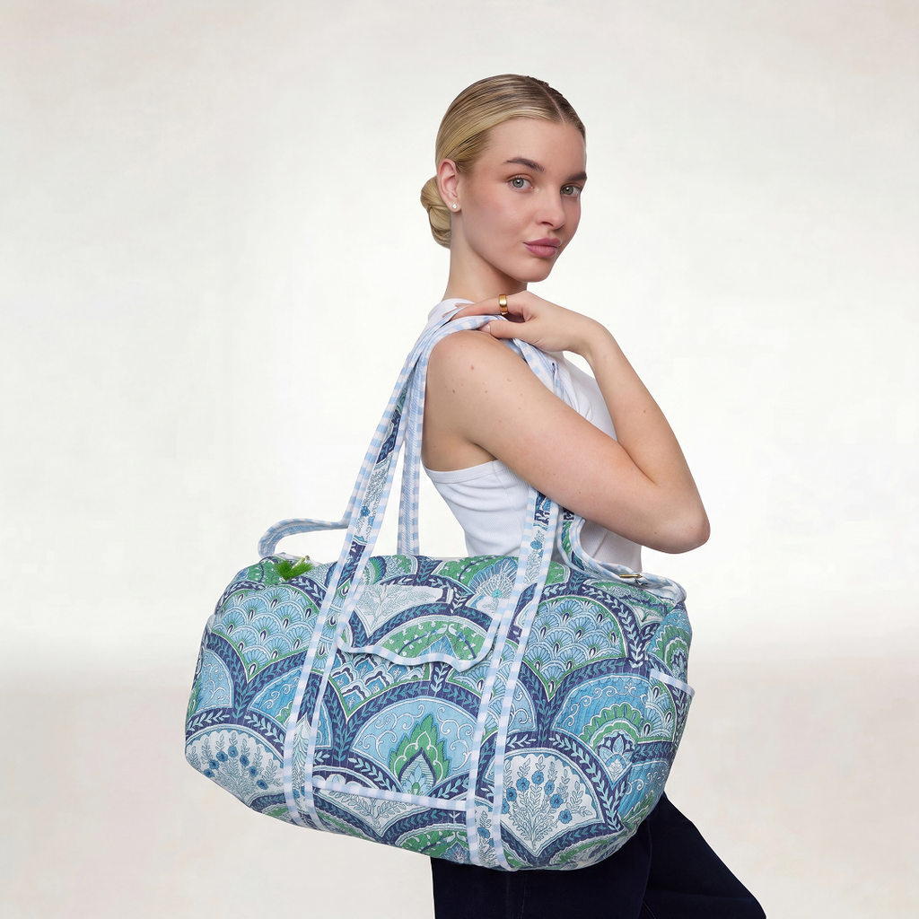 "HERITAGE BLUE GARDEN" TRAVEL BAG
