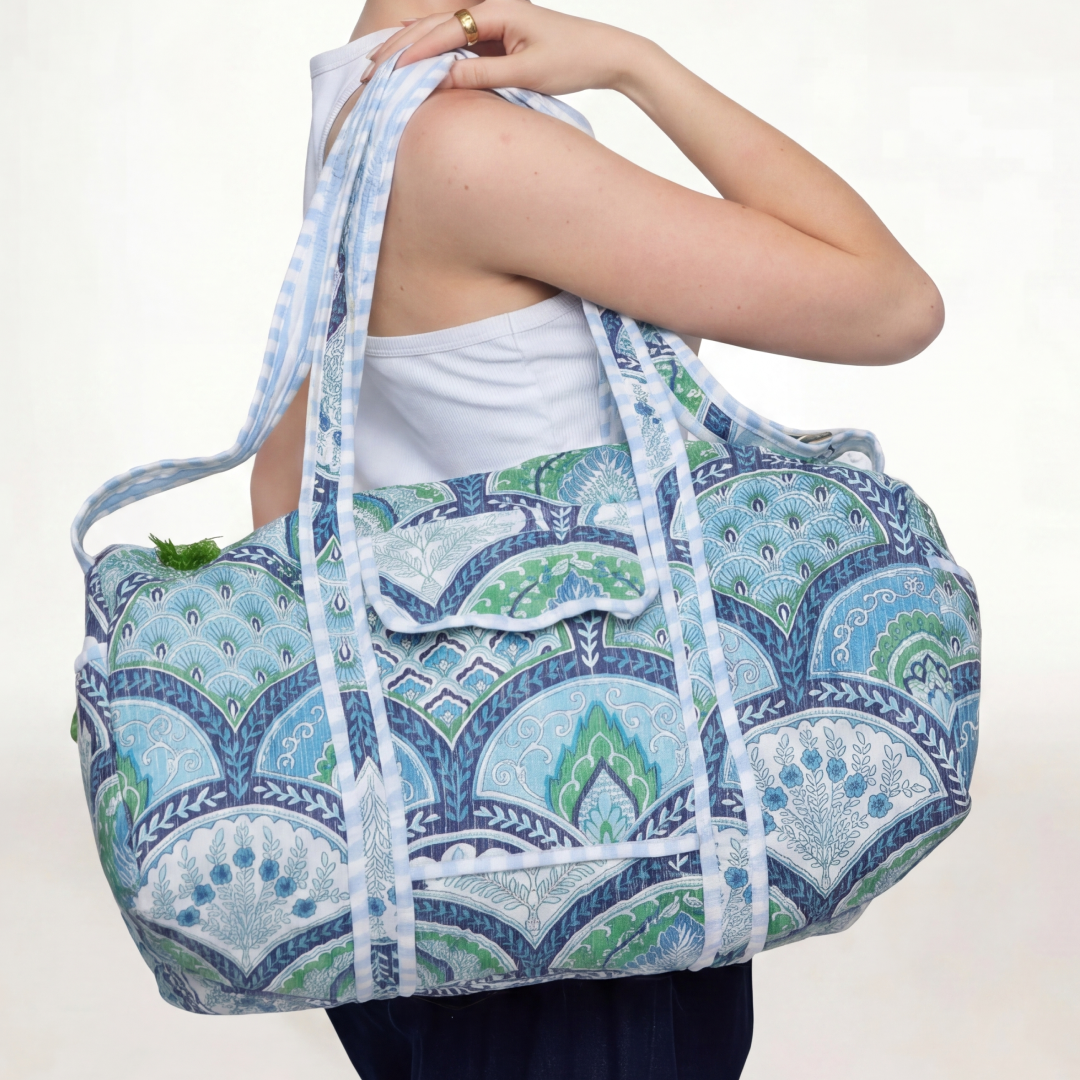 "HERITAGE BLUE GARDEN" TRAVEL BAG