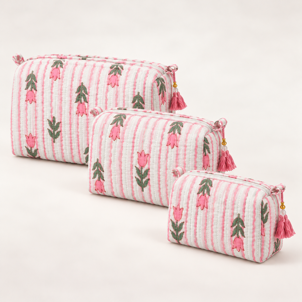 "TULIP" COSMETIC BAG