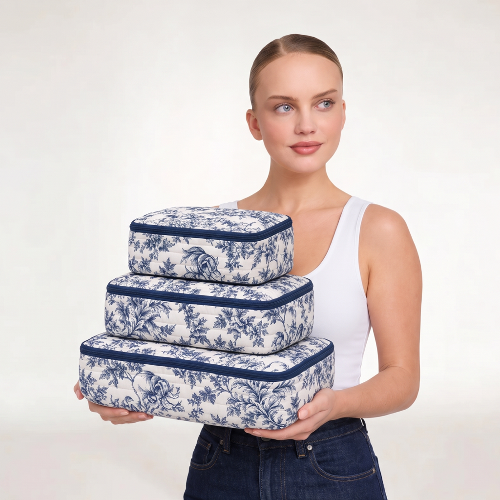 "PARIS NAVY BLUE" PACKING CUBES