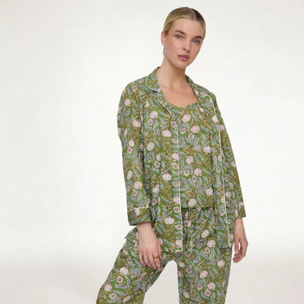 PIJAMA "EMERALD BLOOM"