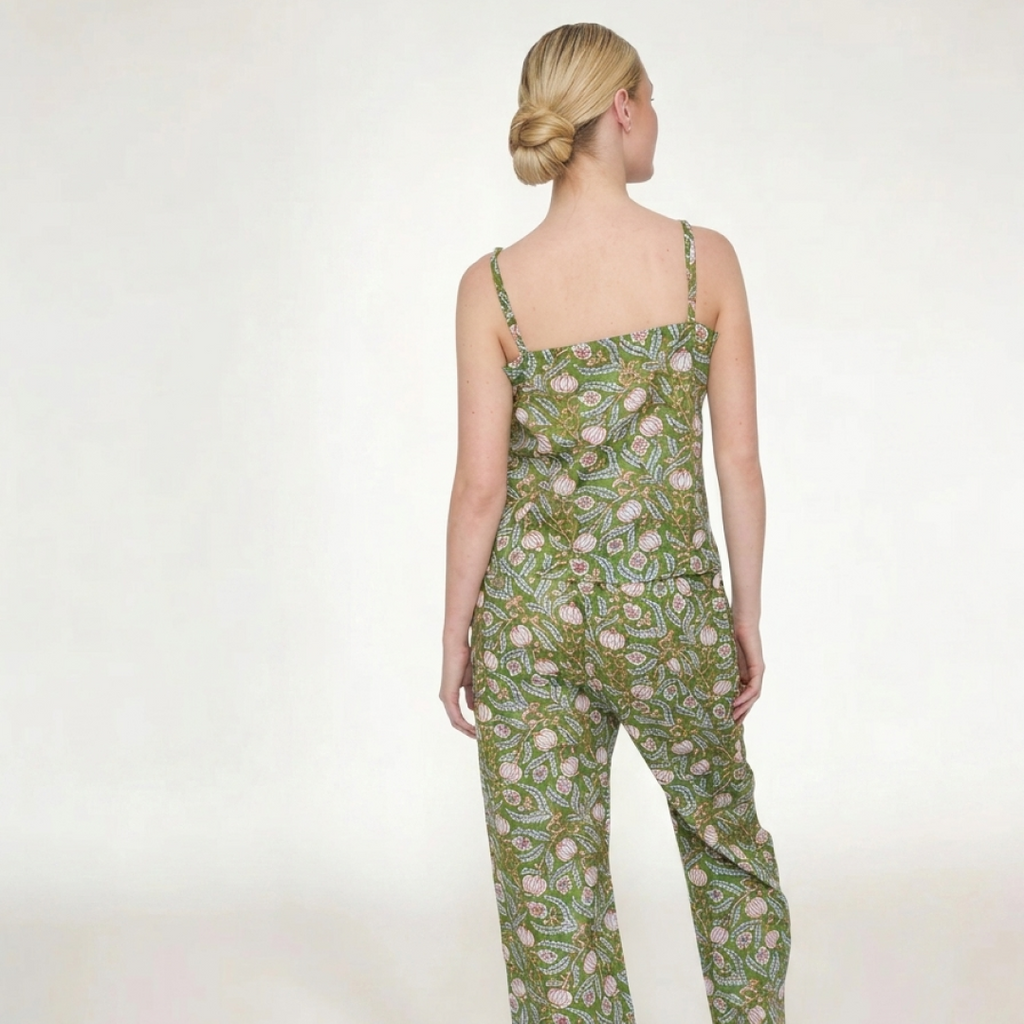 PIJAMA "EMERALD BLOOM"