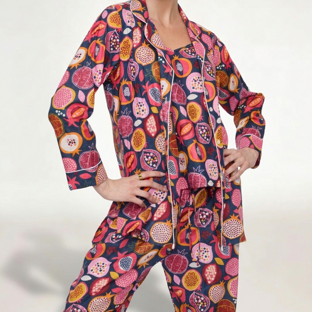 "GRANADA POP" 3-PIECE SET PAJAMA