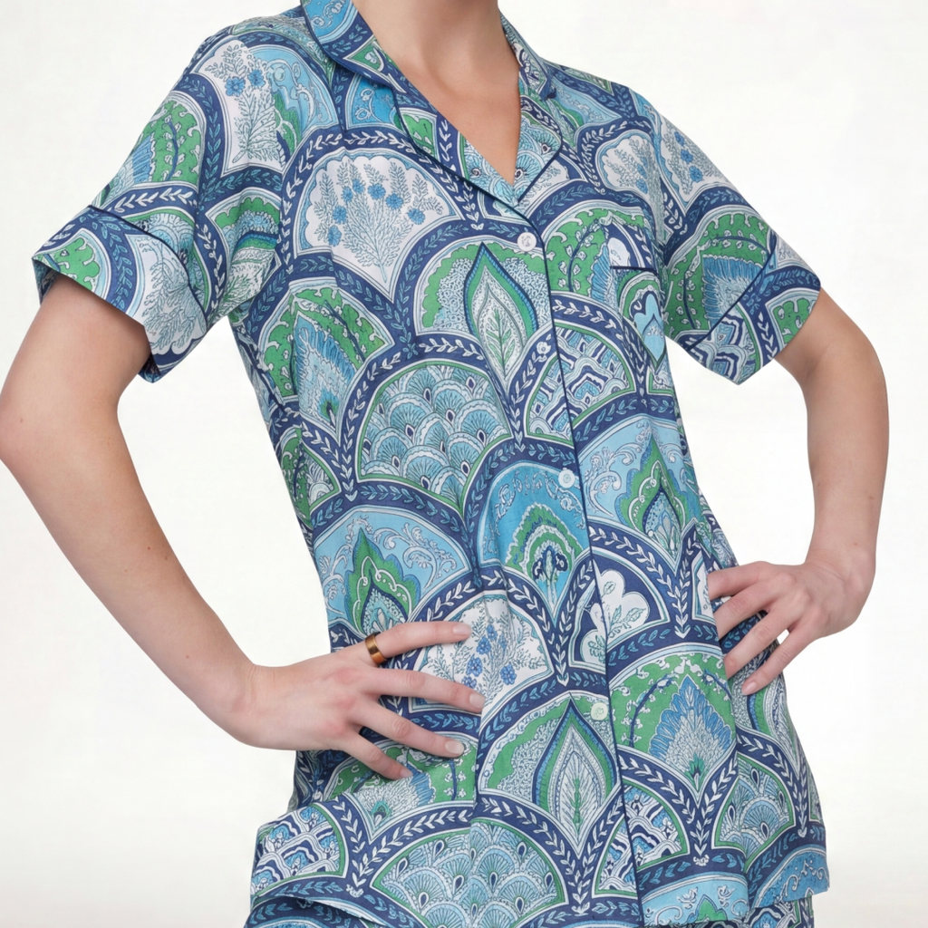 PIJAMA "HERITAGE BLUE GARDEN" SHORT SLEEVE