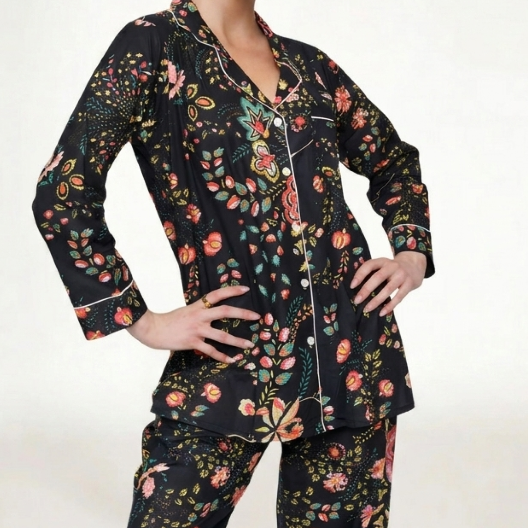 PIJAMA "MIDNIGHT BLOOM"