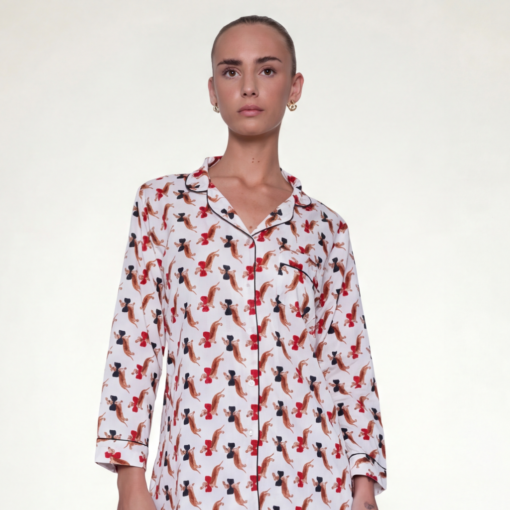 PIJAMA "PAWS" CON PANTALON