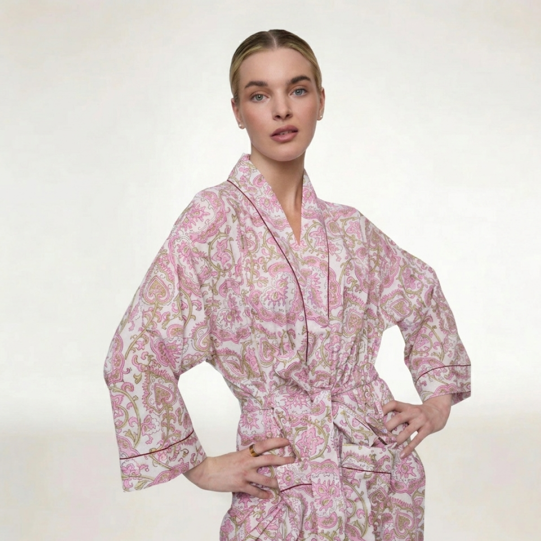 ROBE "BLUSH HEARTS"