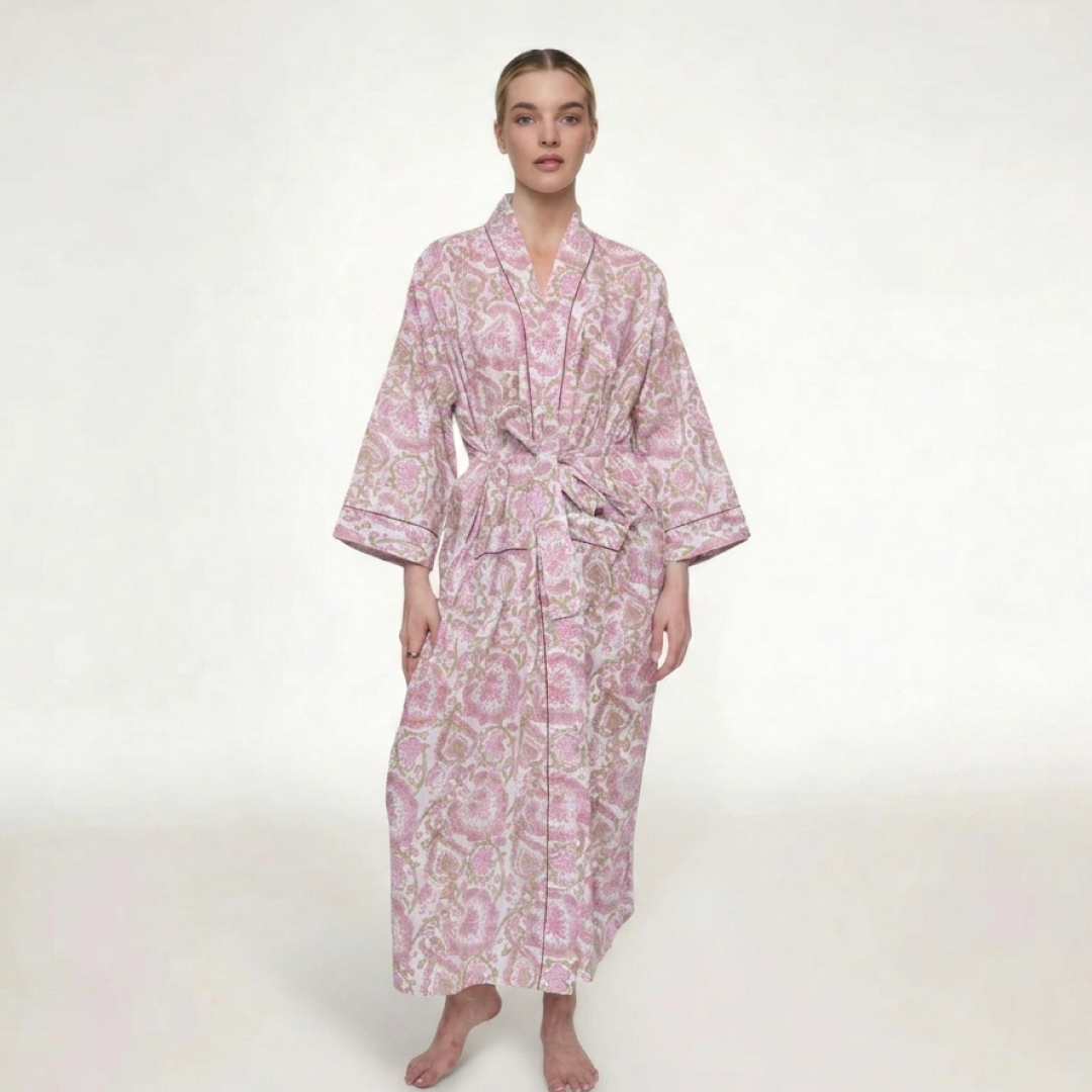 ROBE "BLUSH HEARTS"