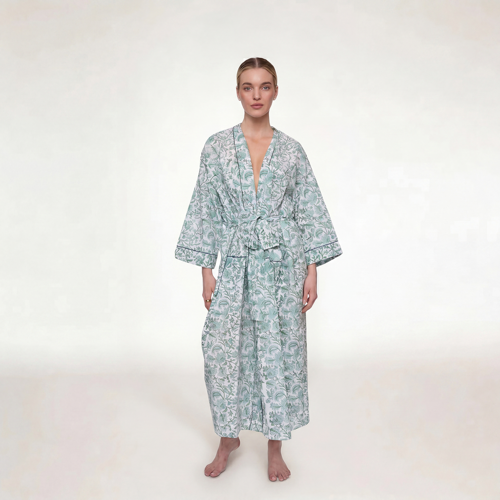 ROBE "GREEN PORCELAINE"