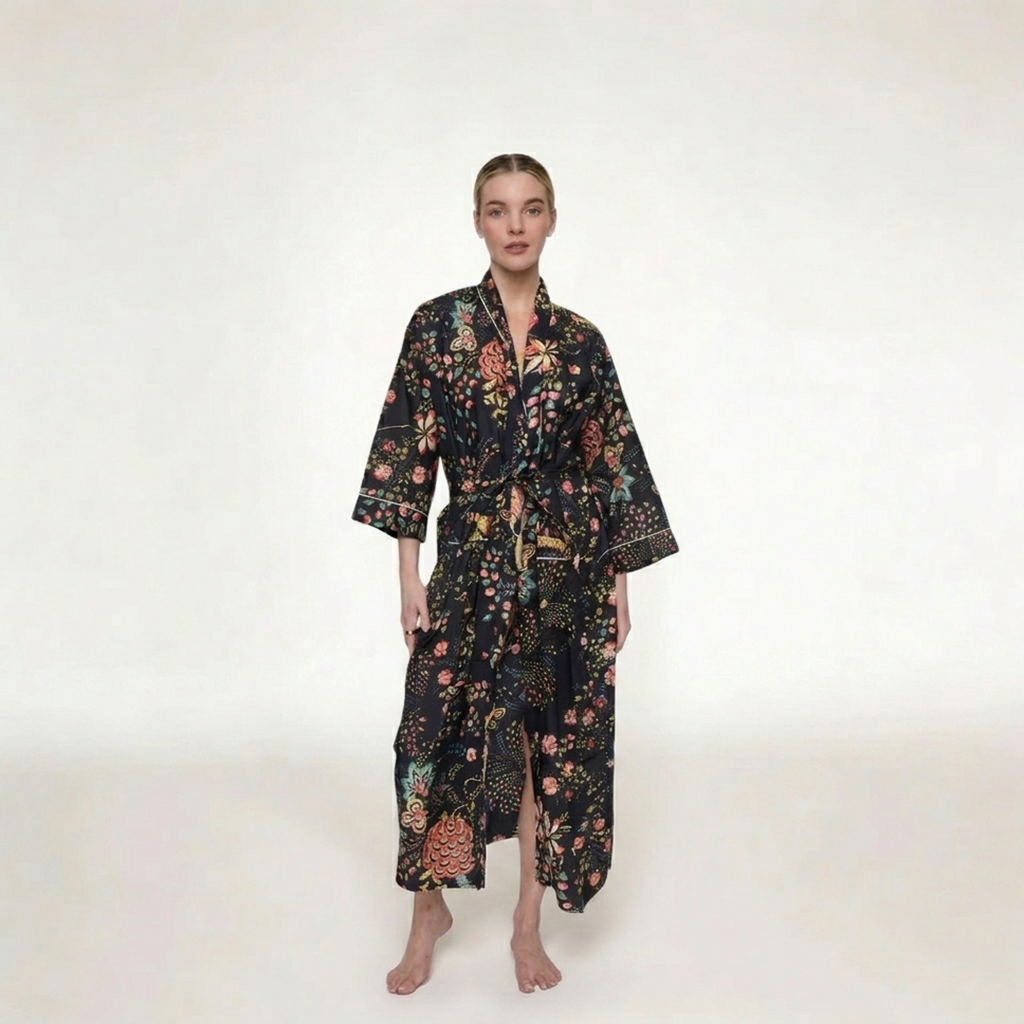 ROBE "MIDNIGHT BLOOM"